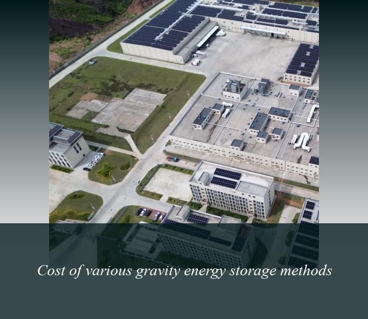 Cost of various gravity energy storage methods