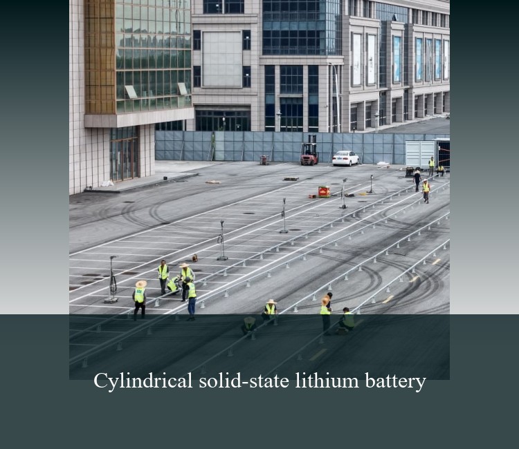 Cylindrical solid-state lithium battery