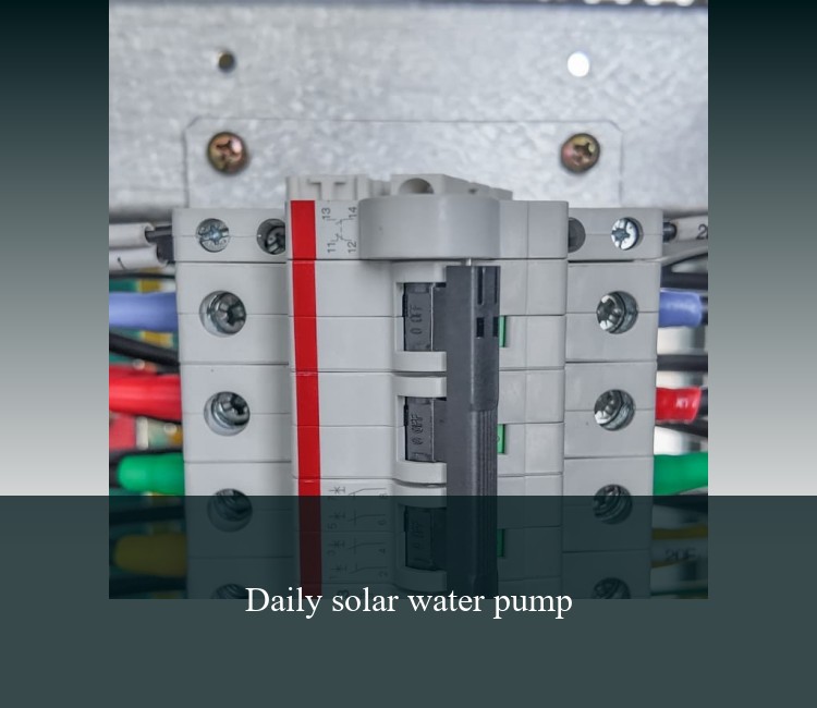 Daily solar water pump