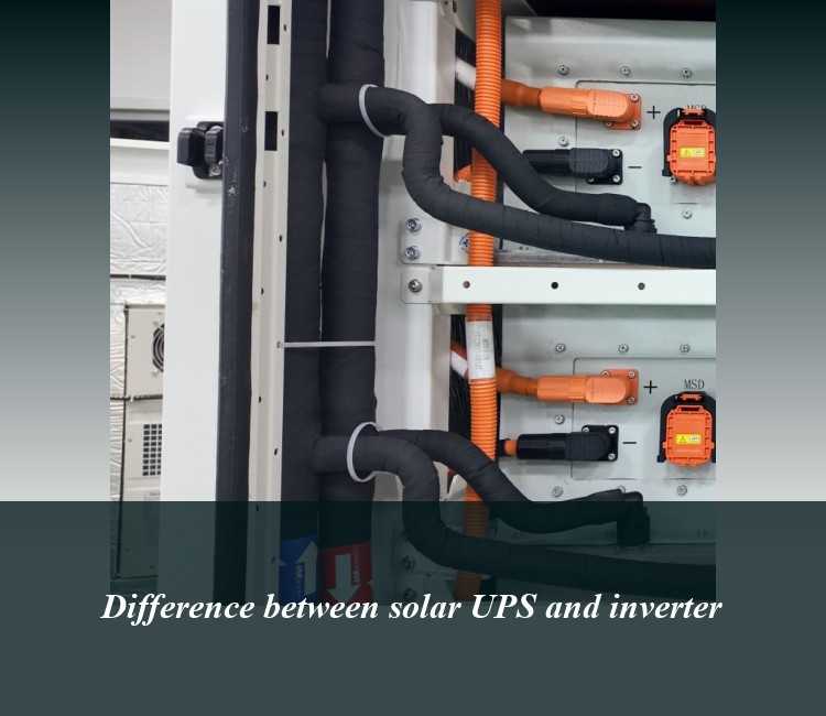 Difference between solar UPS and inverter