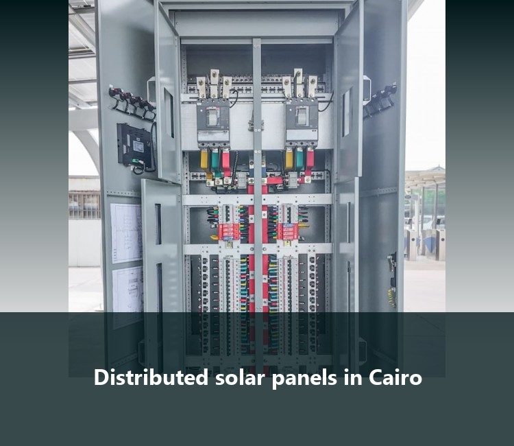 Distributed solar panels in Cairo