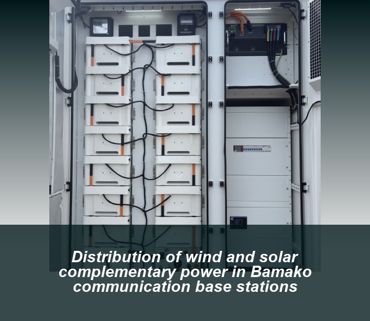 Distribution of wind and solar complementary power in Bamako communication base stations