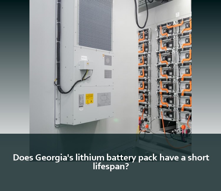 Does Georgia's lithium battery pack have a short lifespan?