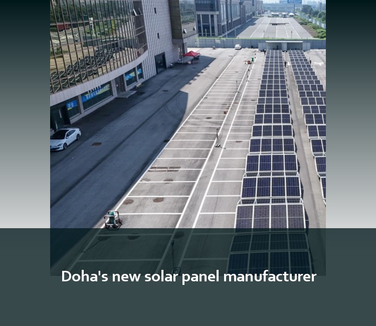 Doha's new solar panel manufacturer