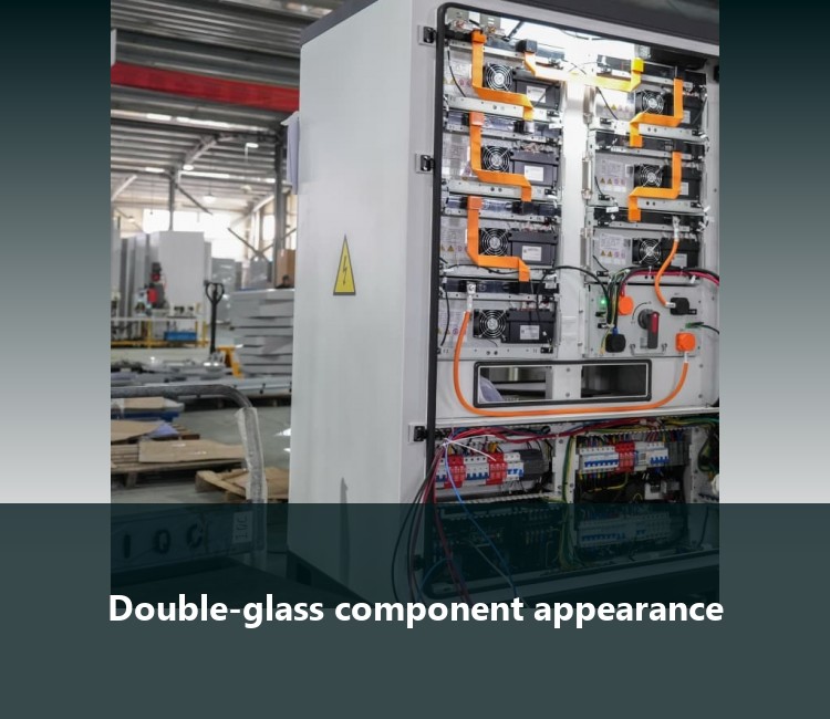 Double-glass component appearance