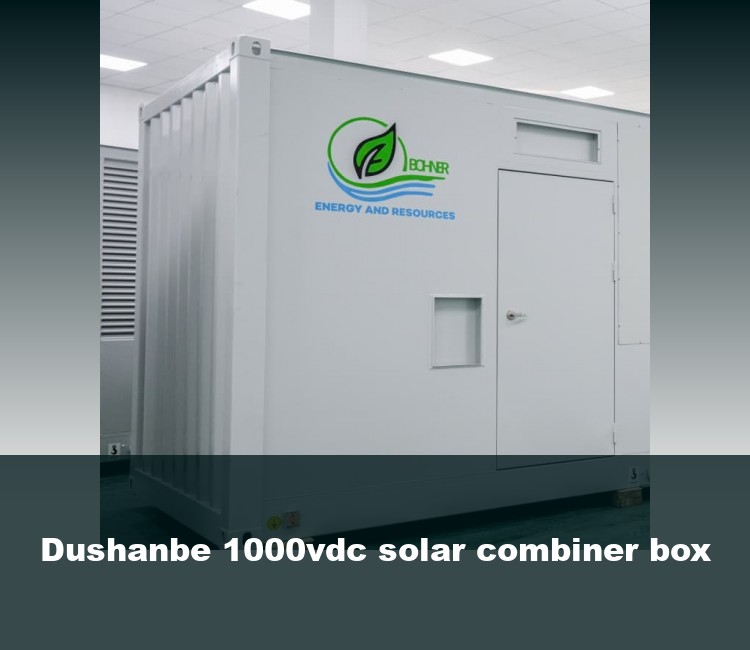 Dushanbe 1000vdc solar combiner box