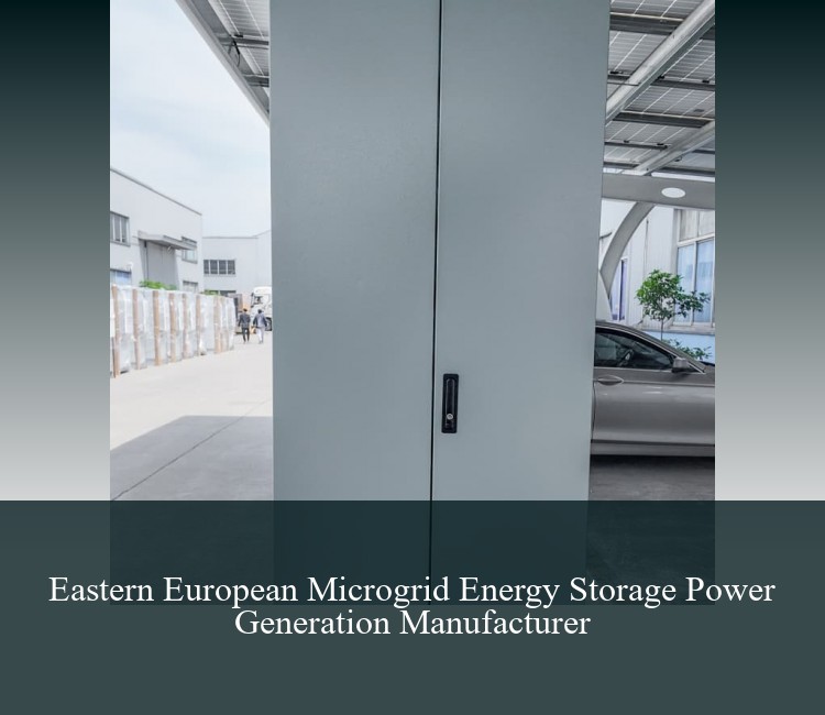 Eastern European Microgrid Energy Storage Power Generation Manufacturer