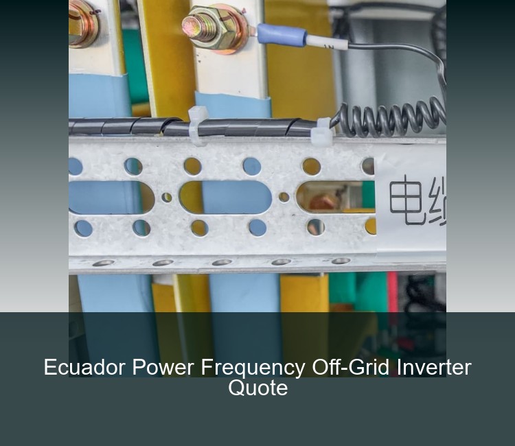 Ecuador Power Frequency Off-Grid Inverter Quote