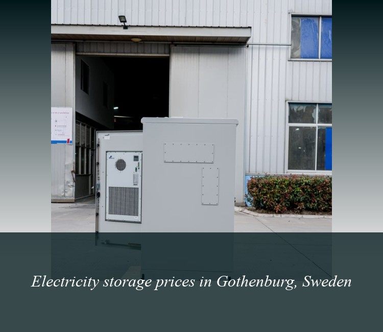 Electricity storage prices in Gothenburg, Sweden