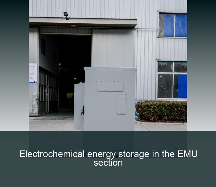 Electrochemical energy storage in the EMU section