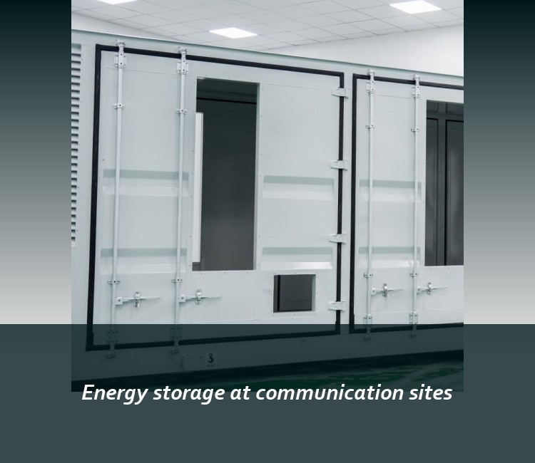 Energy storage at communication sites