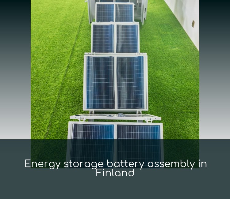Energy storage battery assembly in Finland