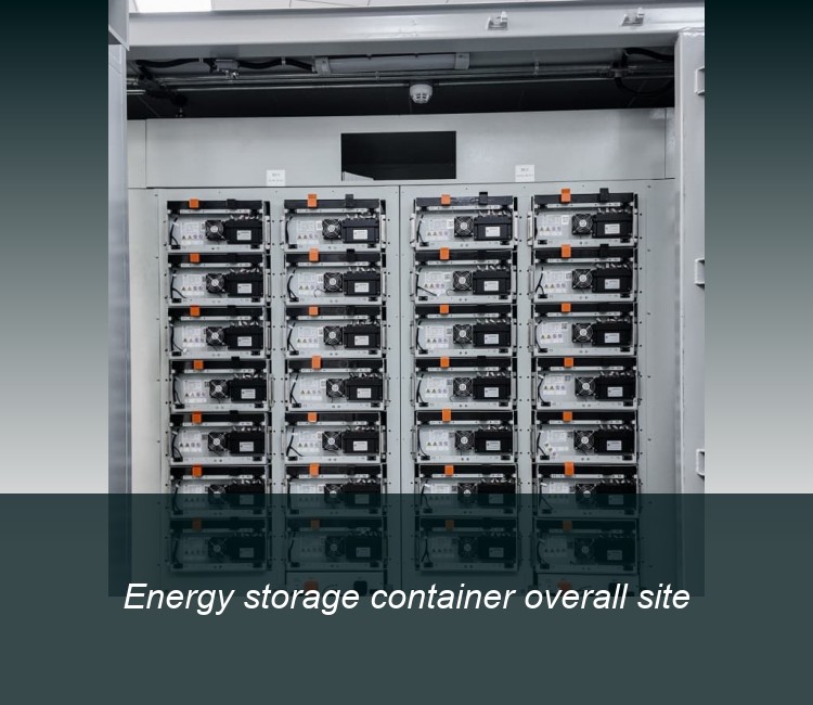 Energy storage container overall site