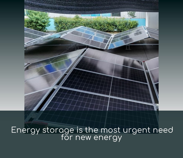 Energy storage is the most urgent need for new energy
