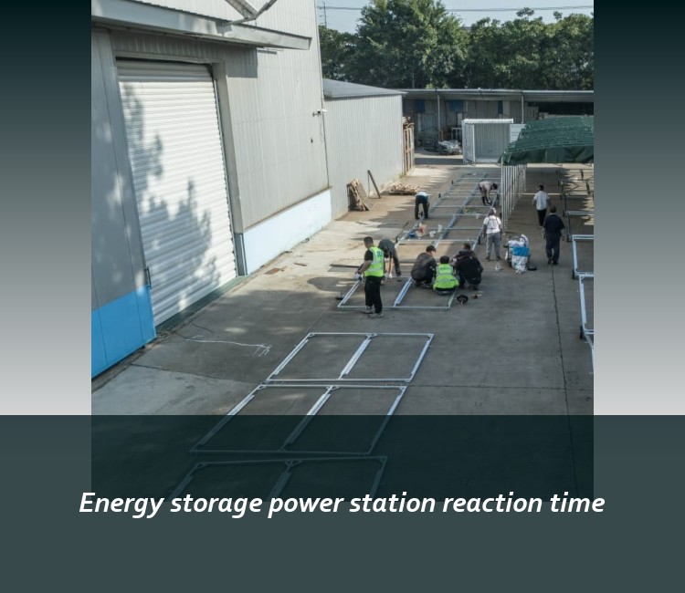 Energy storage power station reaction time