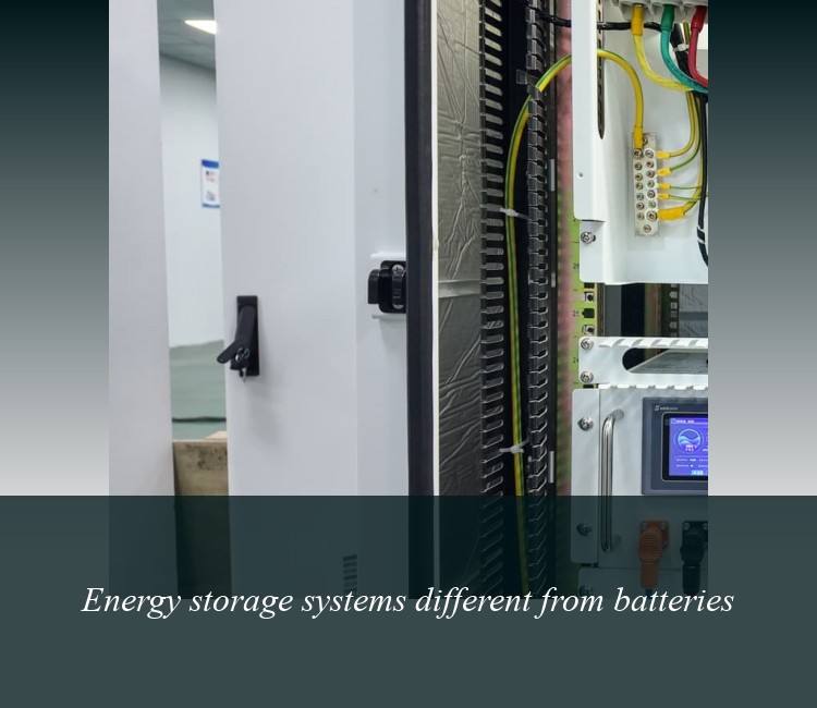 Energy storage systems different from batteries