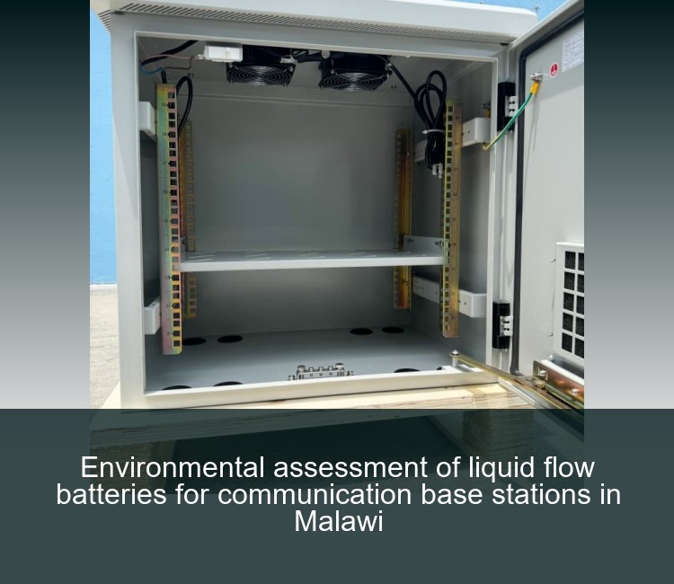 Environmental assessment of liquid flow batteries for communication base stations in Malawi