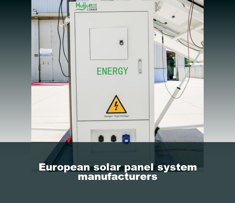 European solar panel system manufacturers