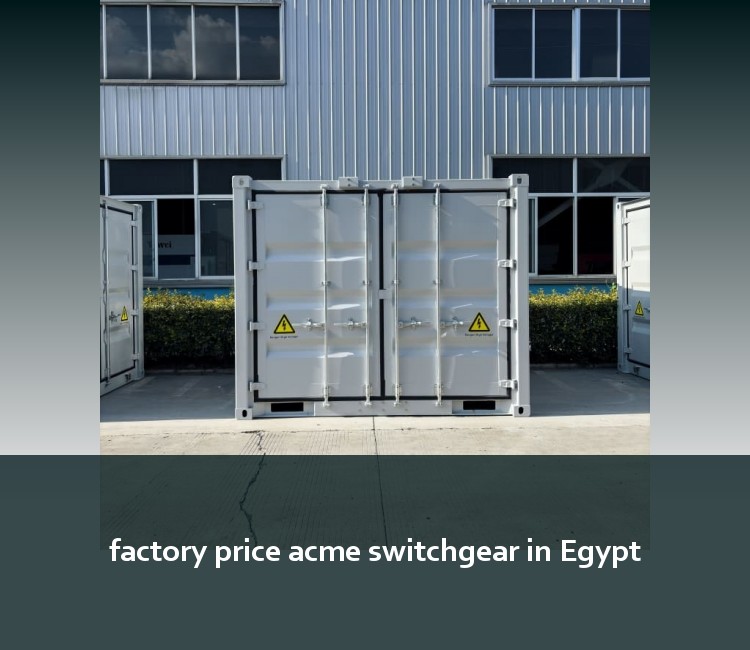 factory price acme switchgear in Egypt