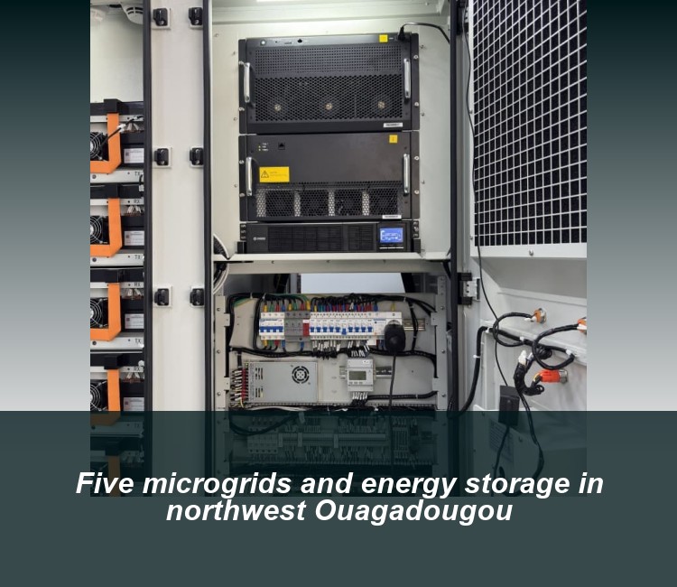 Five microgrids and energy storage in northwest Ouagadougou