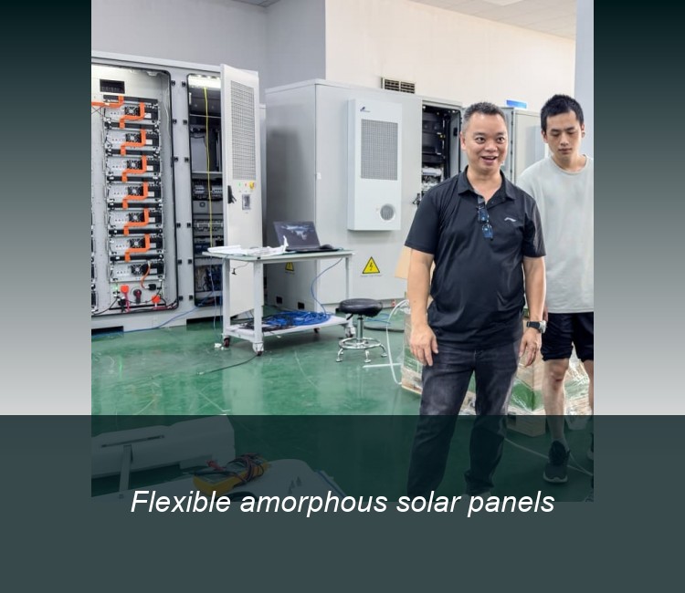 Flexible amorphous solar panels