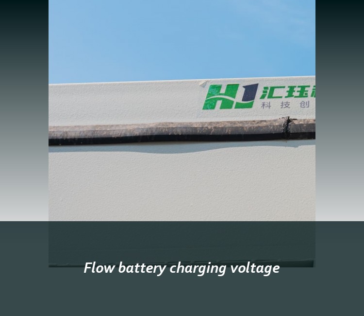Flow battery charging voltage