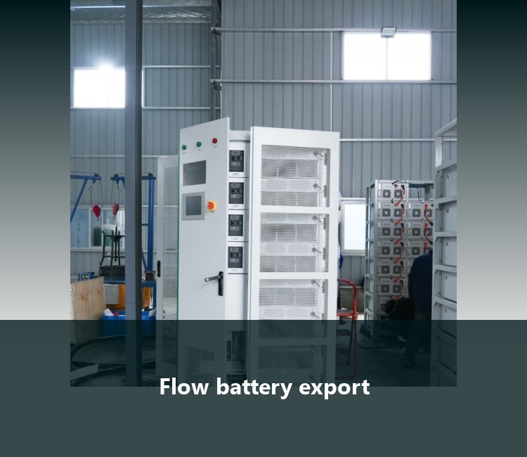 Flow battery export