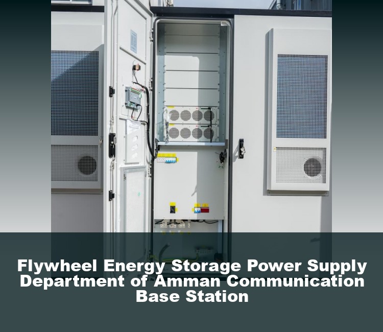 Flywheel Energy Storage Power Supply Department of Amman Communication Base Station