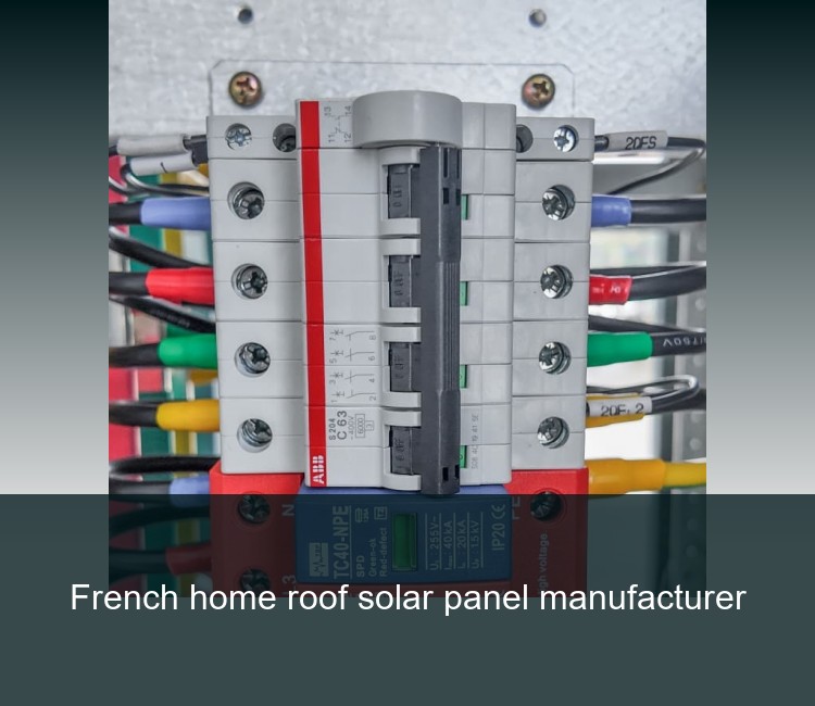 French home roof solar panel manufacturer