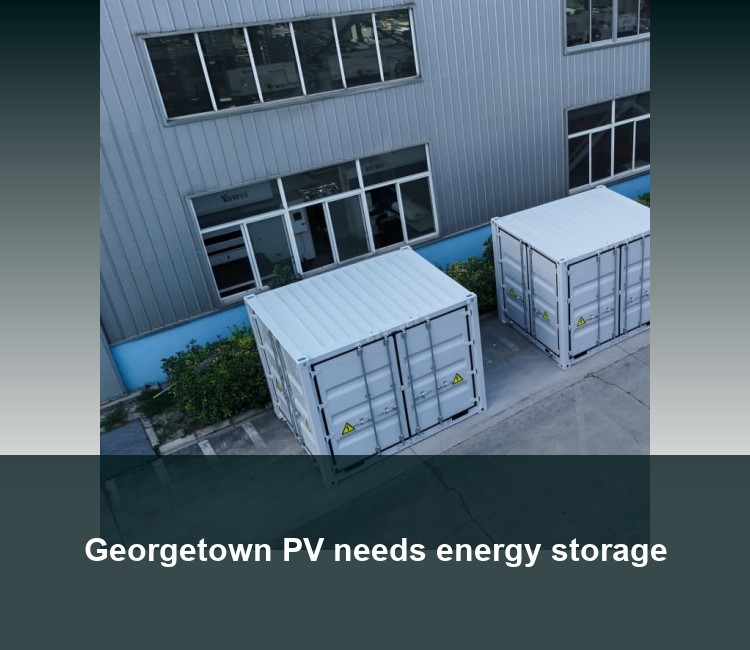 Georgetown PV needs energy storage