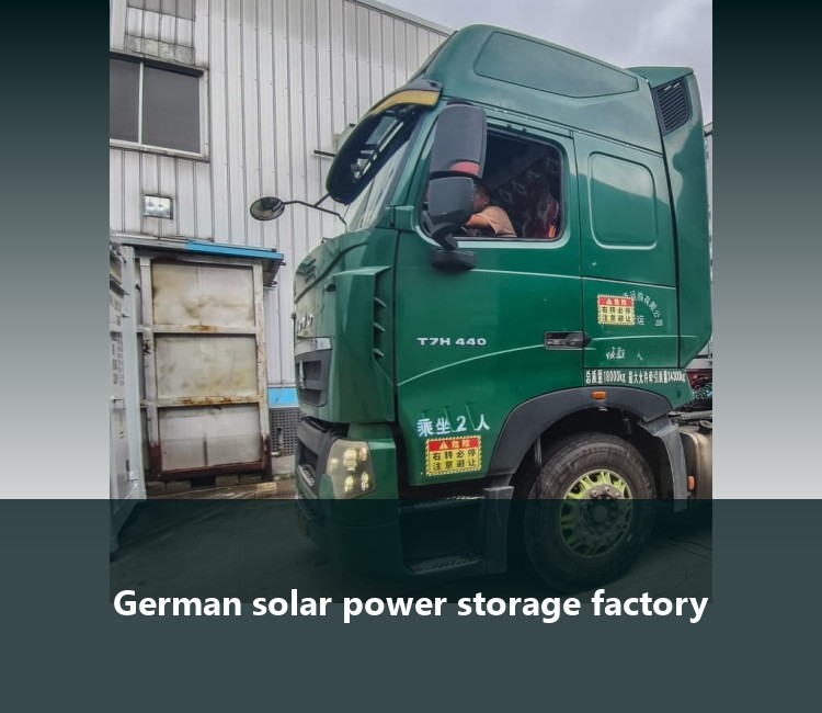 German solar power storage factory