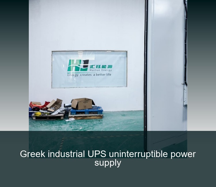Greek industrial UPS uninterruptible power supply