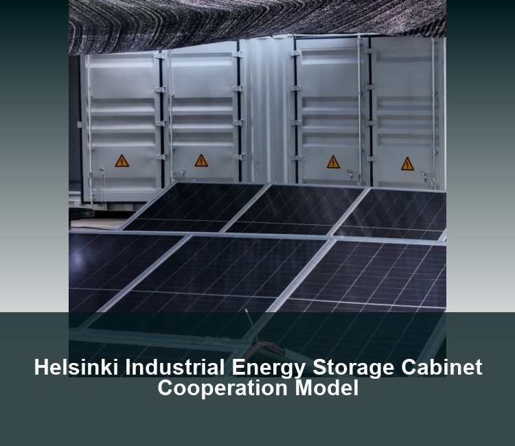 Helsinki Industrial Energy Storage Cabinet Cooperation Model