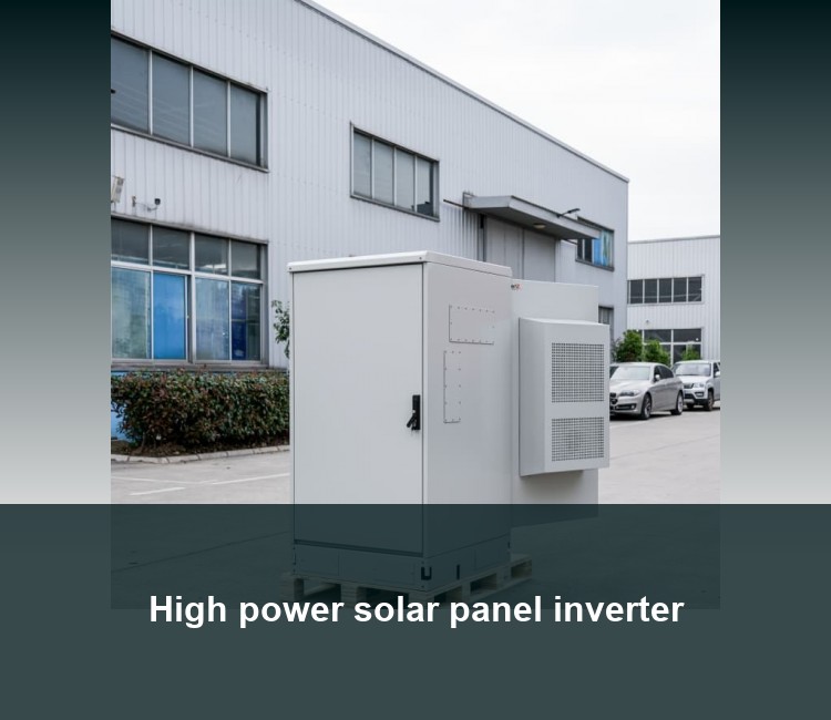 High power solar panel inverter