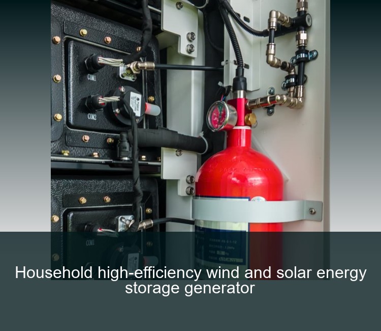 Household high-efficiency wind and solar energy storage generator