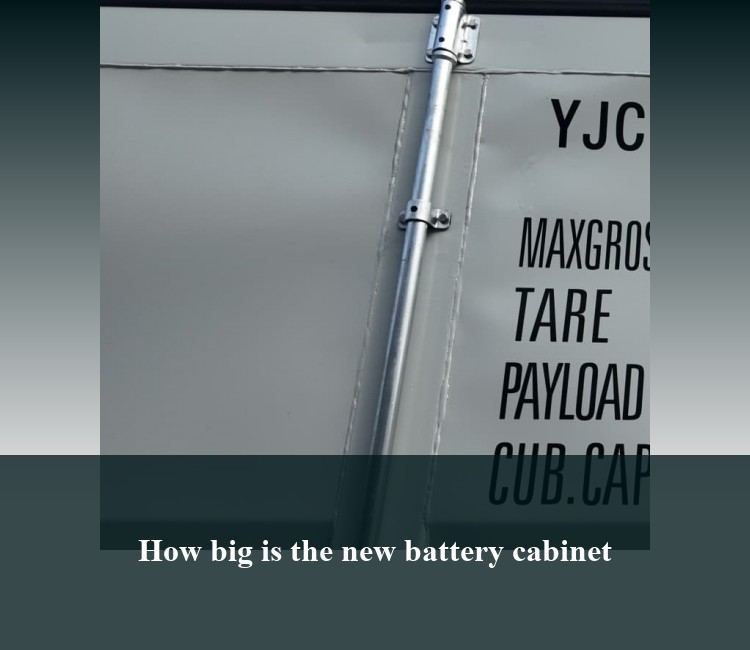 How big is the new battery cabinet