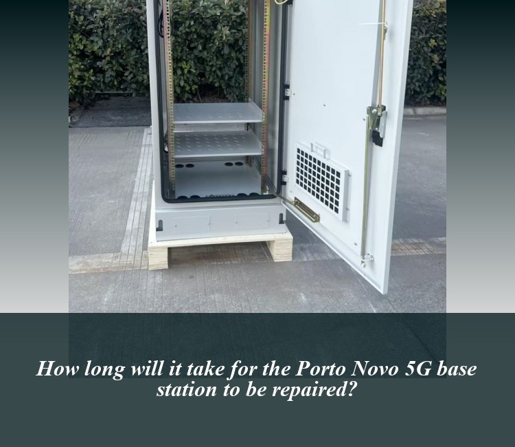 How long will it take for the Porto Novo 5G base station to be repaired?