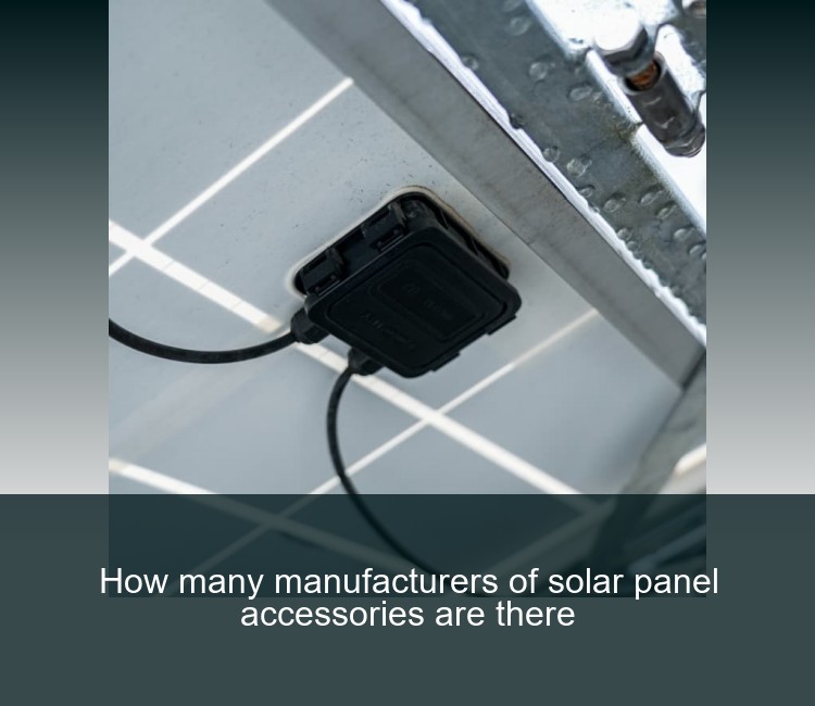How many manufacturers of solar panel accessories are there
