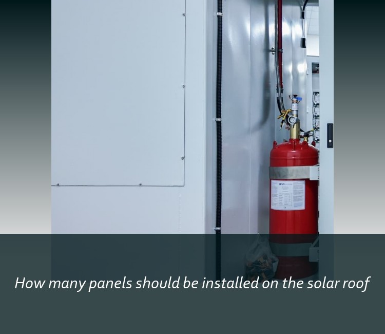 How many panels should be installed on the solar roof