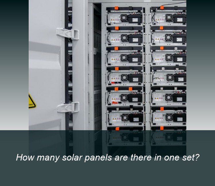 How many solar panels are there in one set?