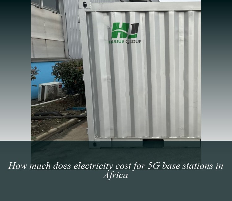How much does electricity cost for 5G base stations in Africa