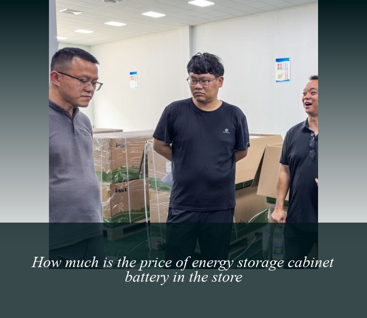 How much is the price of energy storage cabinet battery in the store