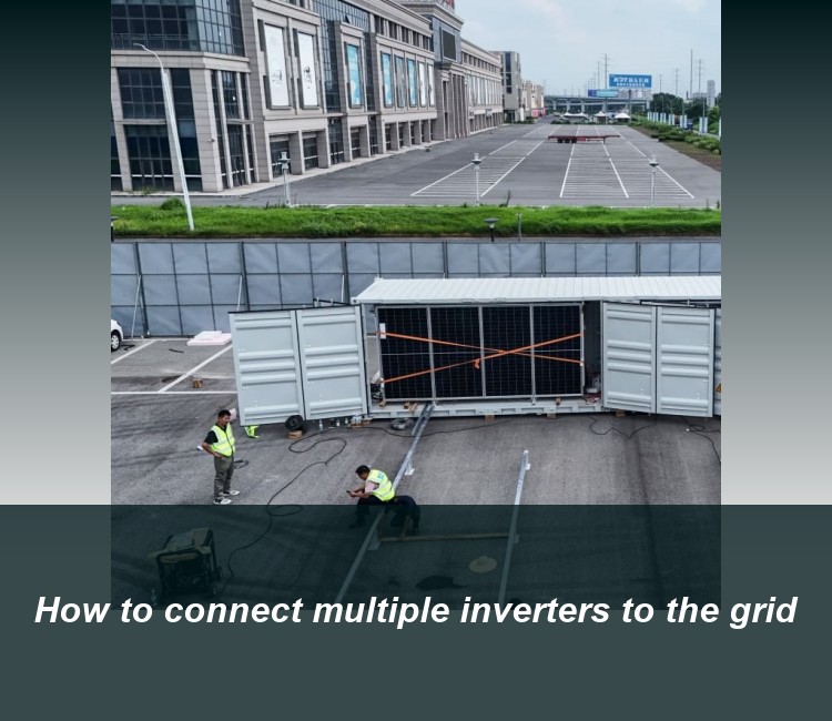 How to connect multiple inverters to the grid
