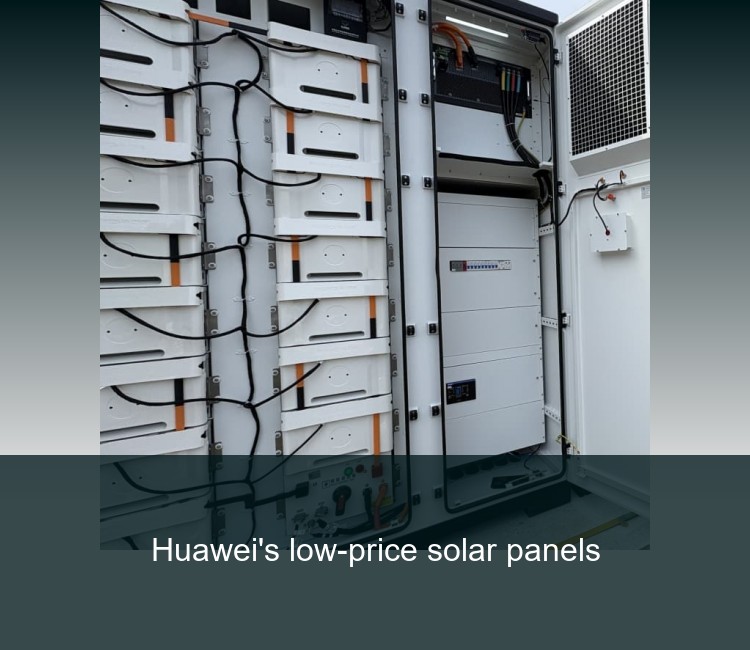 Huawei's low-price solar panels