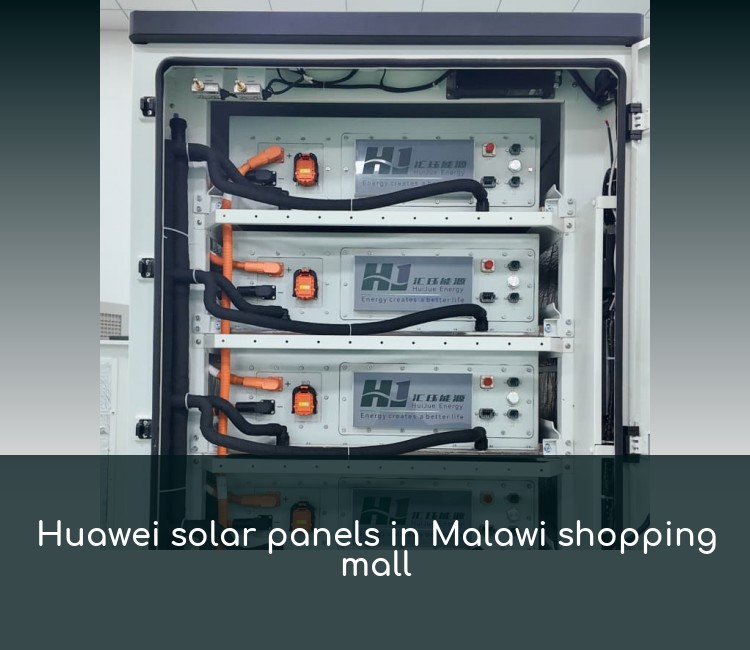 Huawei solar panels in Malawi shopping mall