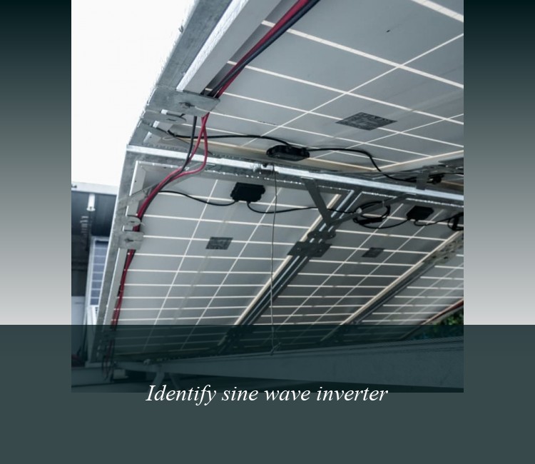 Identify sine wave inverter