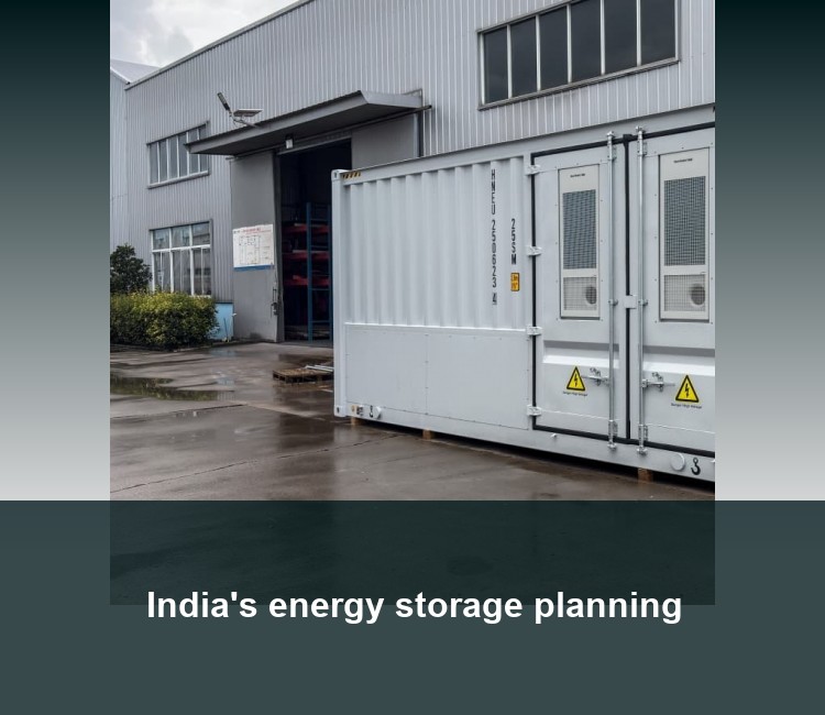 India's energy storage planning