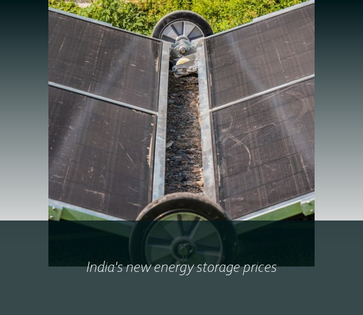 India's new energy storage prices