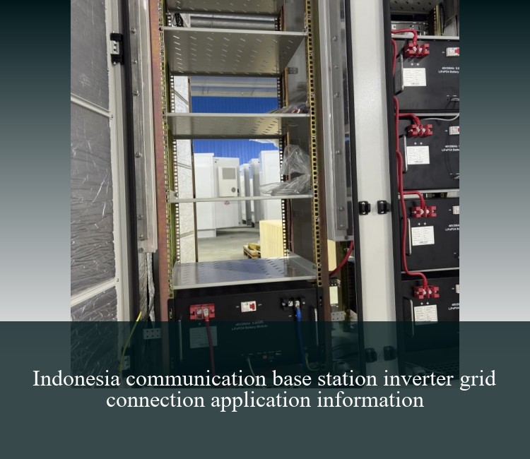 Indonesia communication base station inverter grid connection application information
