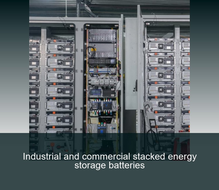 Industrial and commercial stacked energy storage batteries